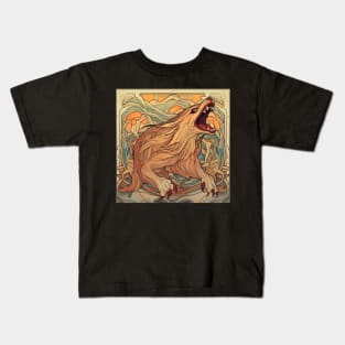 Fenrir Norse mythology Kids T-Shirt